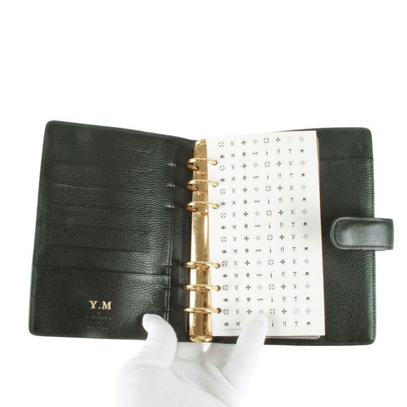 Authentic Louis Vuitton Agenda Functionnel MM black smooth Leather - Picture 7 of 12